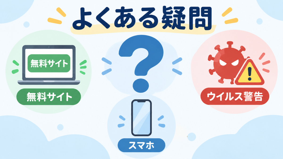 エロ動画の安全性に関するよくある3つの疑問