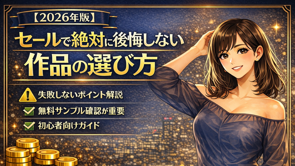【2026年版】MGSで絶対にセールで後悔しない作品の選び方