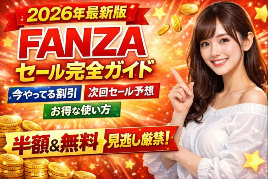 【2026年最新版】FANZAセール完全ガイド｜今すぐ確認すべき割引と失敗しない使い方